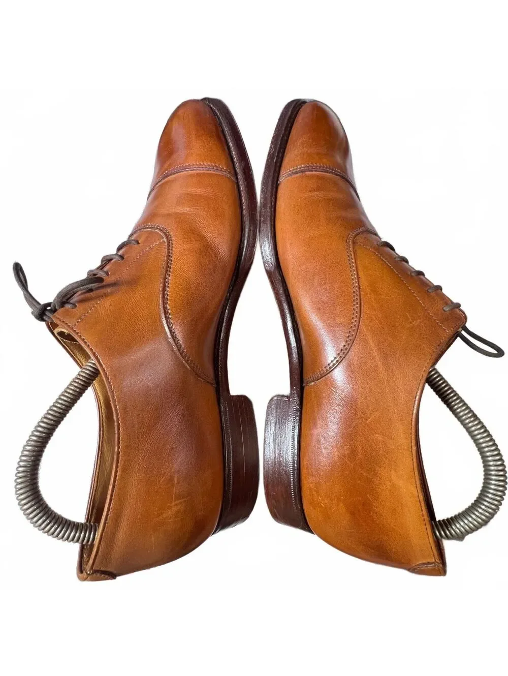 Crockett & Jones Whitehall Oxford Shoes 8.5D Quiet Luxury Dark Academia Vintage
